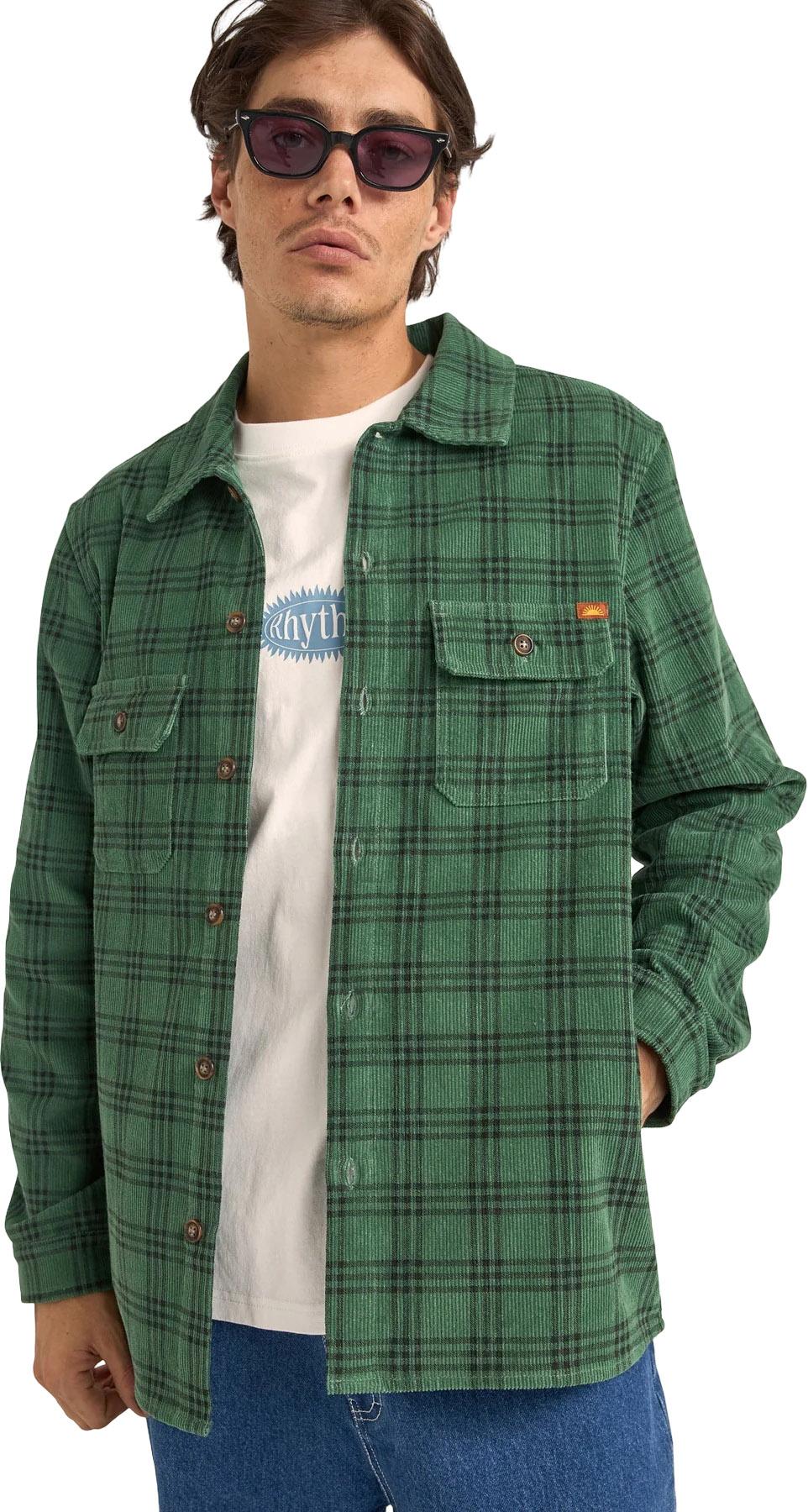 Product gallery image number 3 for product Corduroy Check Overshirt - Men's