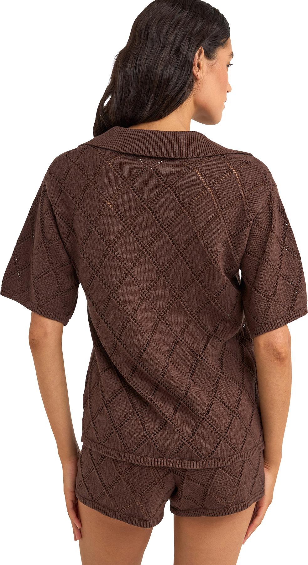 Numéro de l'image de la galerie de produits 2 pour le produit Chemise en tricot à col Islander - Femme