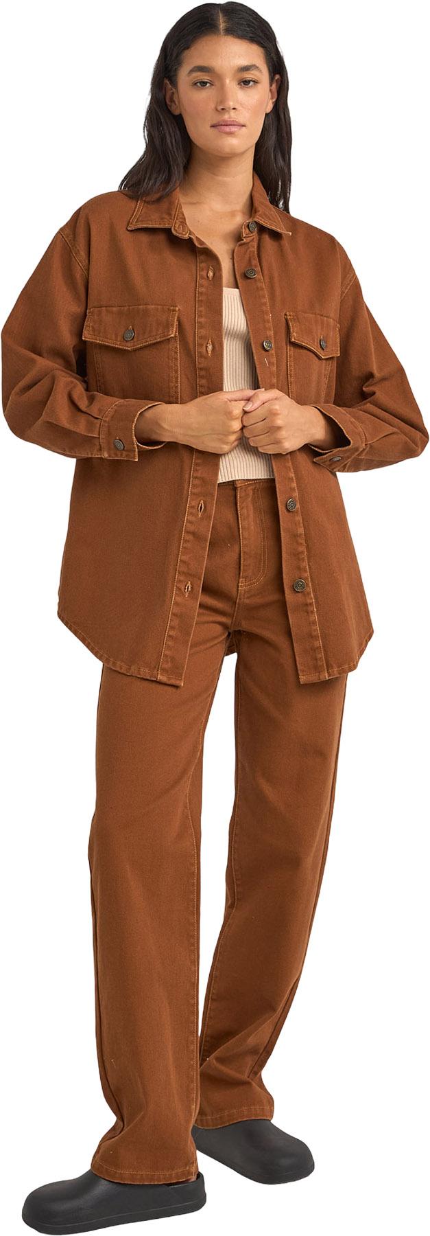 Product gallery image number 2 for product Claude Drill Shacket - Women's