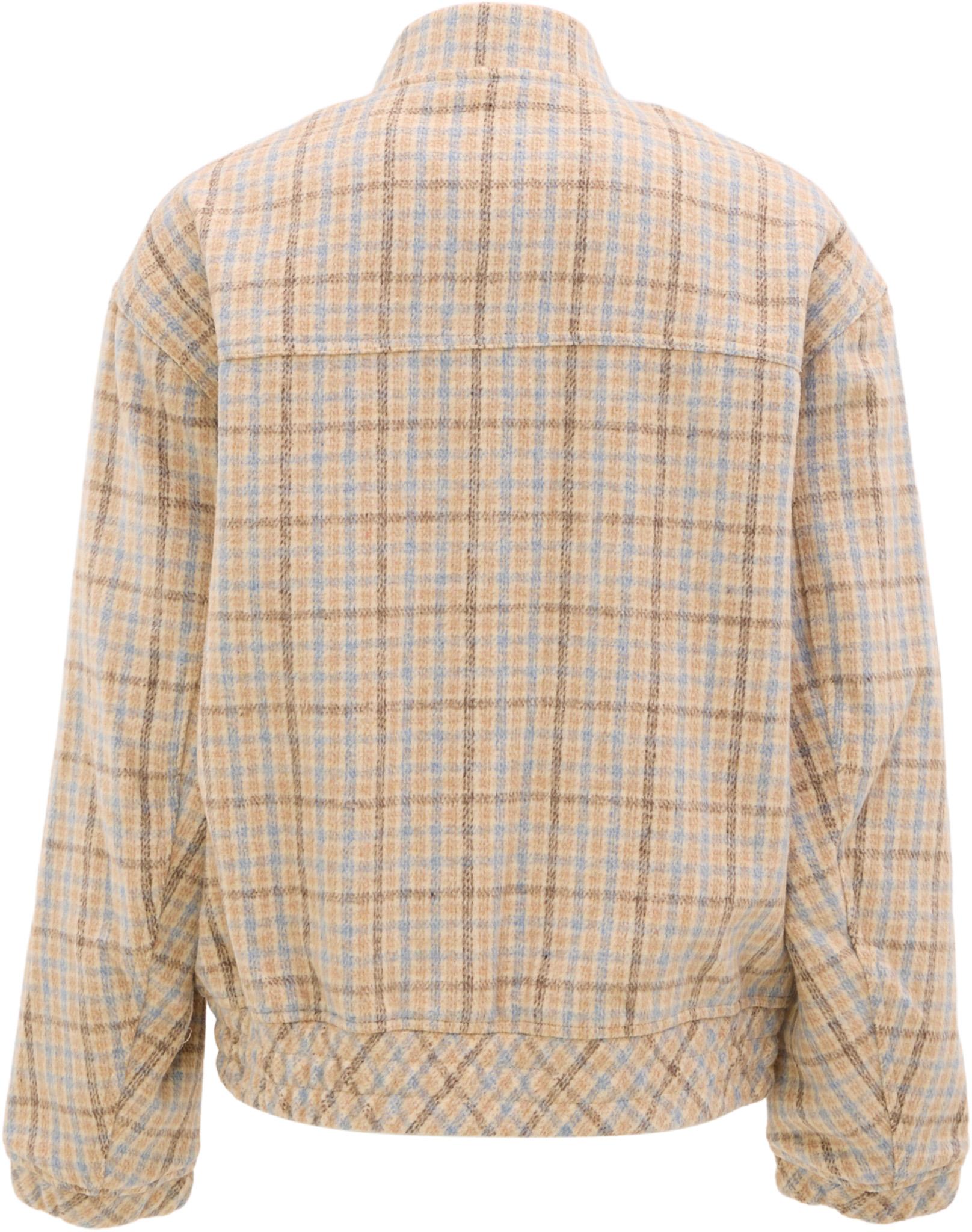 Product gallery image number 2 for product Luca Oversized Check Bomber Jacket - Women's