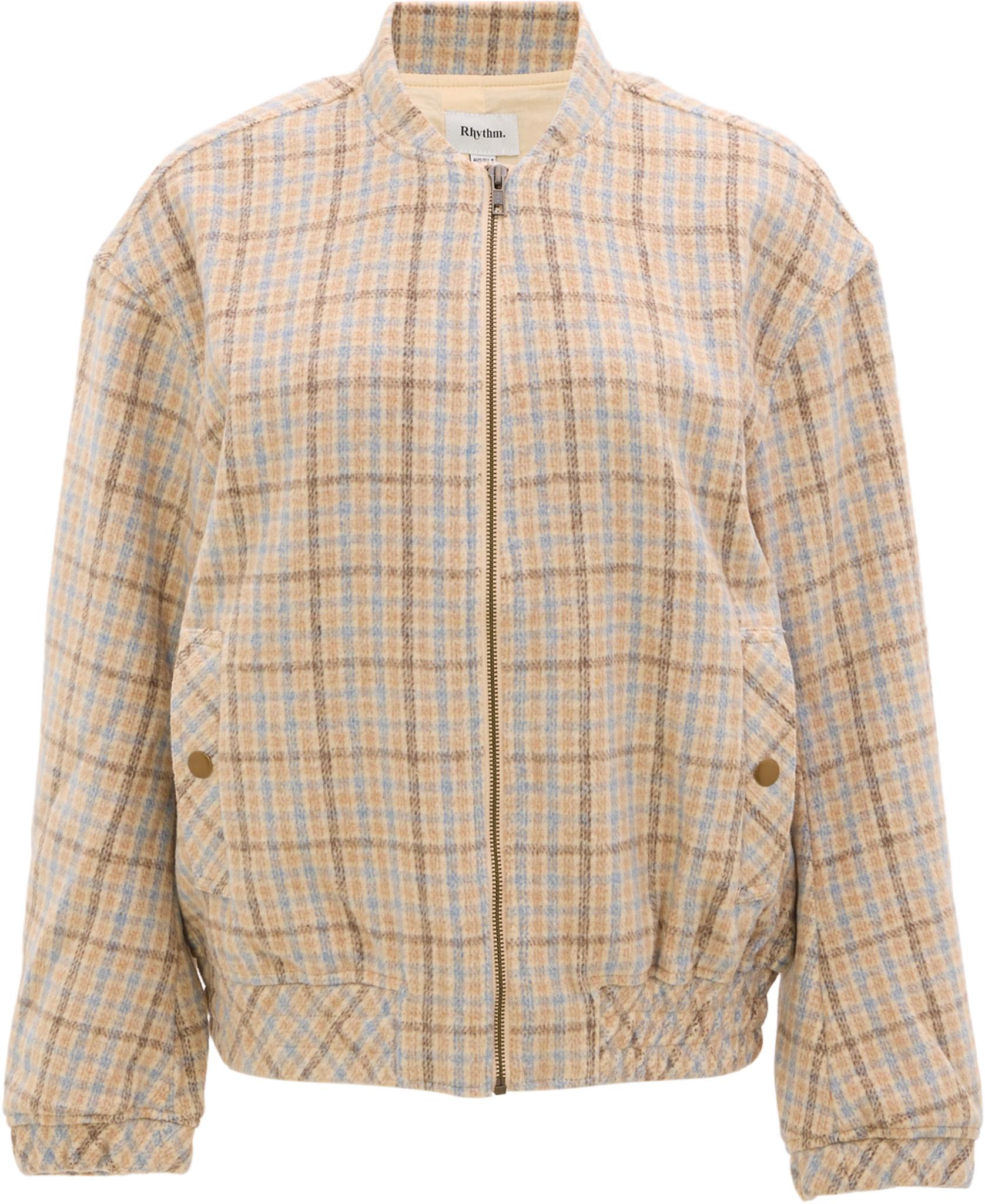 Product image for Luca Oversized Check Bomber Jacket - Women's