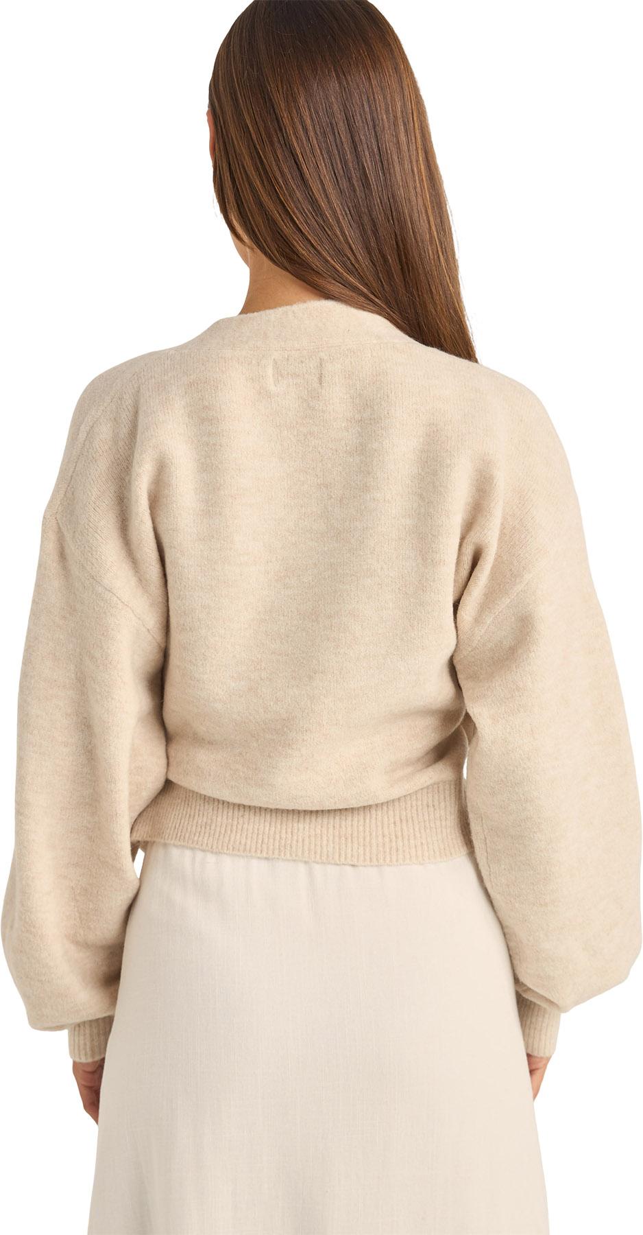 Numéro de l'image de la galerie de produits 2 pour le produit Cardigan en tricot croisé sur le devant Lexie - Femme 