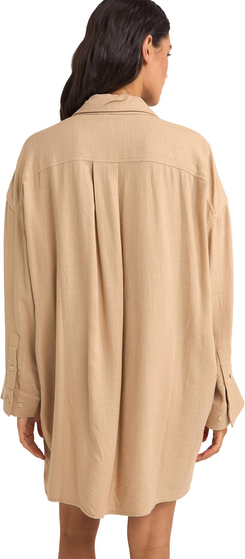 Product gallery image number 2 for product Sun Ray Long Sleeve Shirt Dress - Women's