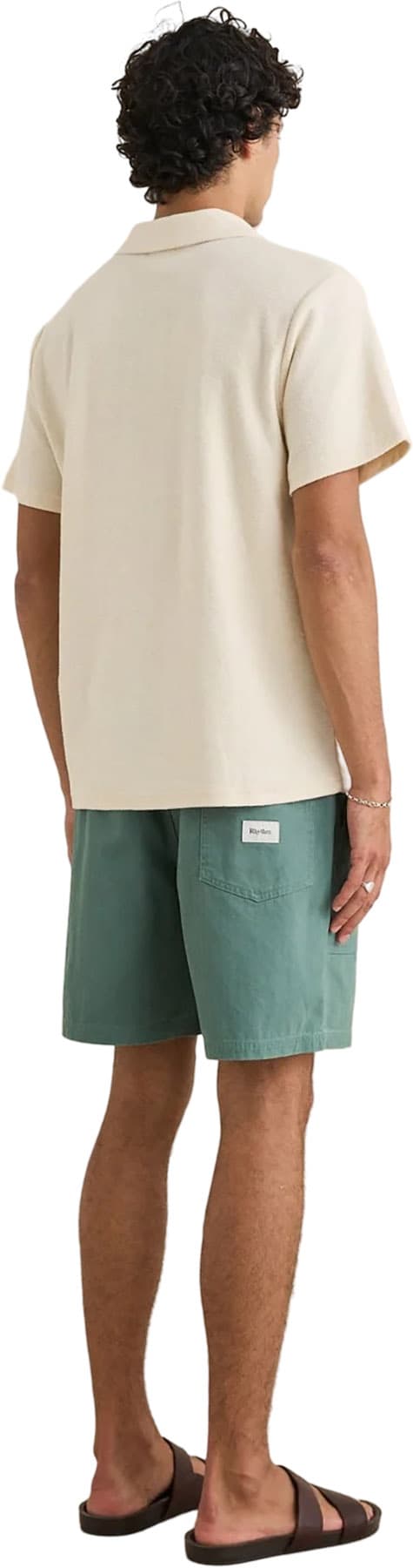 Product gallery image number 3 for product Polo vintage en tissu éponge - Homme