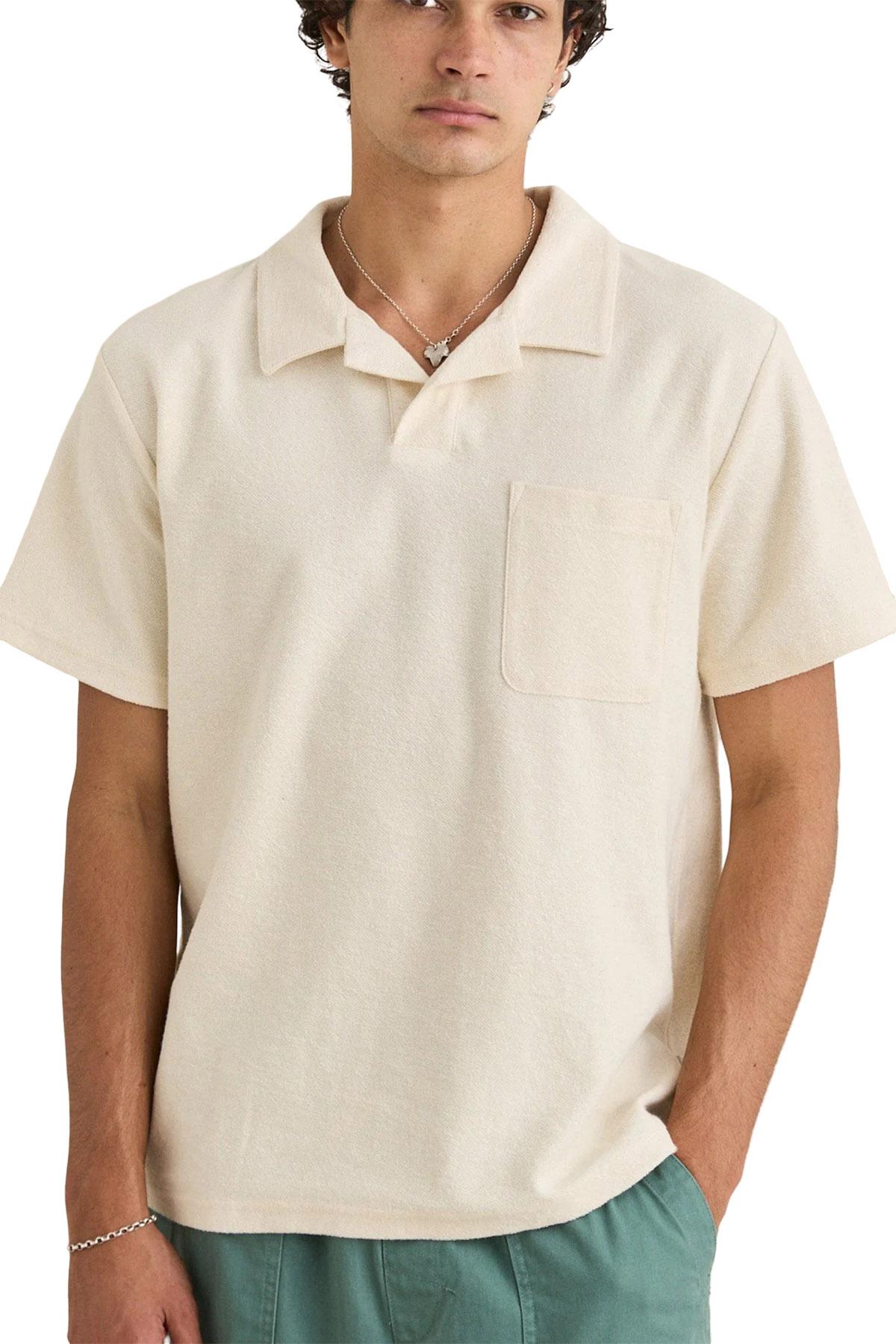 Product gallery image number 4 for product Polo vintage en tissu éponge - Homme