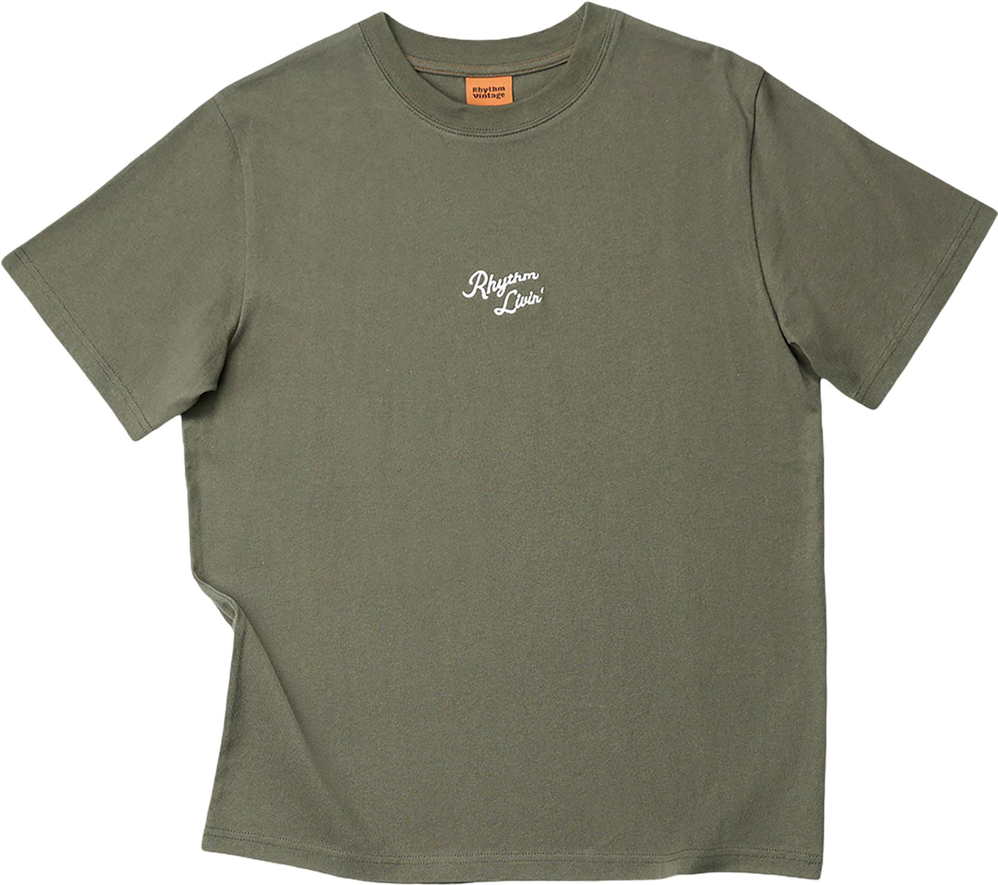 Product image for T-shirt épais à manches courtes brodé style vintage - Homme