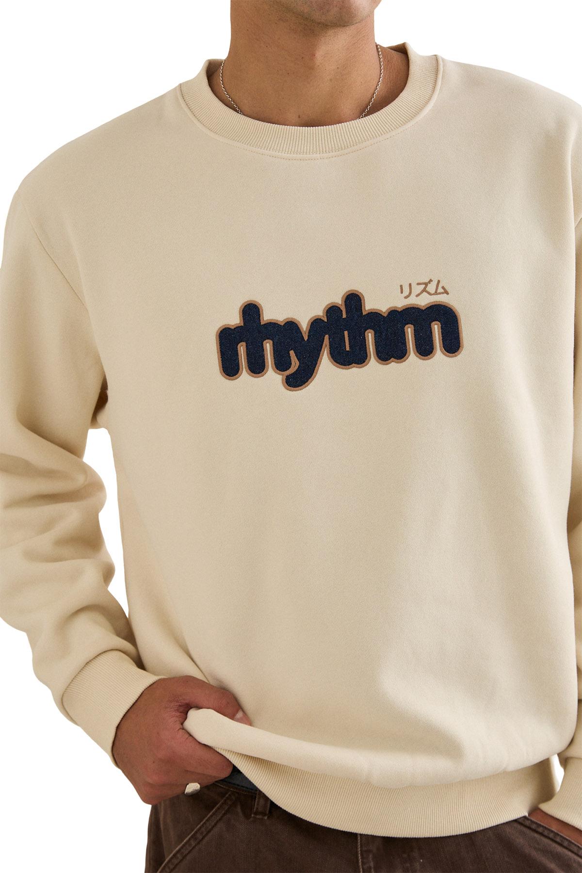 Product gallery image number 2 for product Applique Fleece Crew Neck Sweatshirt - Men's