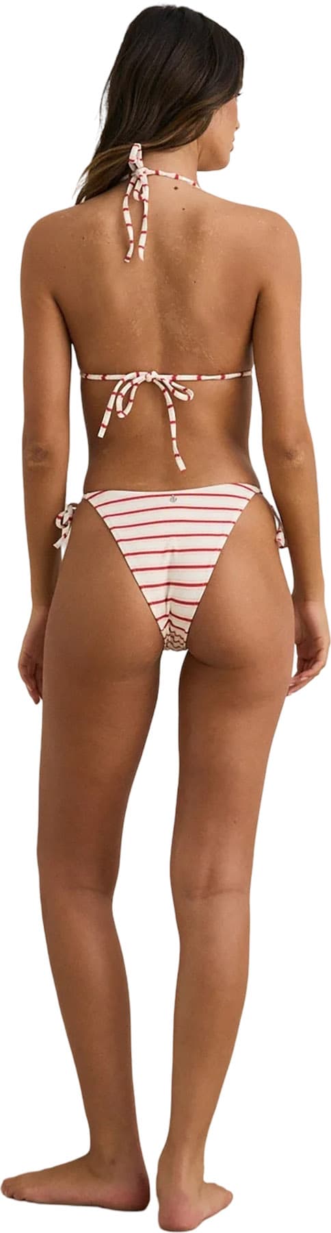 Product gallery image number 4 for product Tami Stripe Tie Side Hi Cut Bikini Bottom - Women's