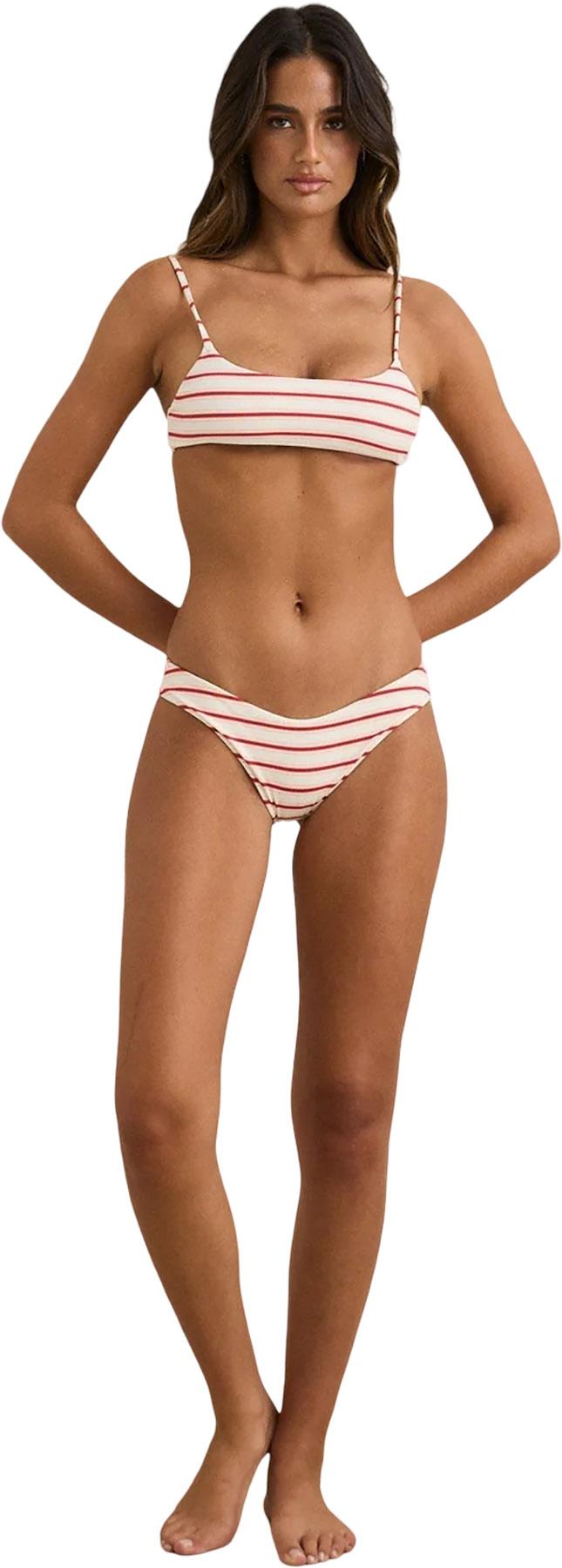 Product gallery image number 3 for product Tami Stripe Holiday Bikini Bottom - Women's