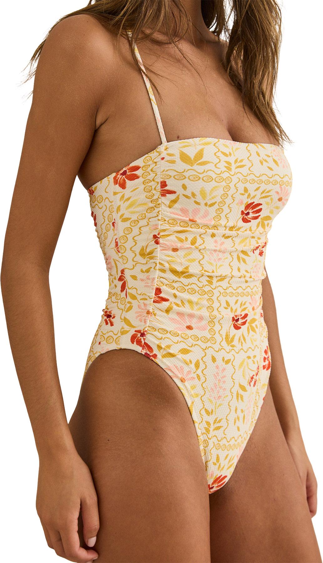 Product gallery image number 3 for product Wildflower Scrunched Side One Piece Swimsuit - Women's