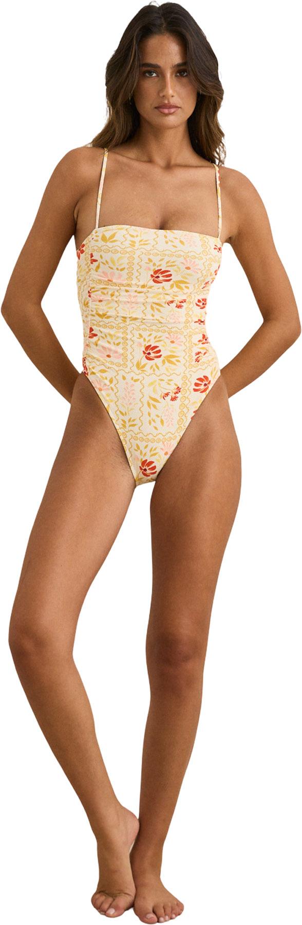 Product gallery image number 4 for product Wildflower Scrunched Side One Piece Swimsuit - Women's