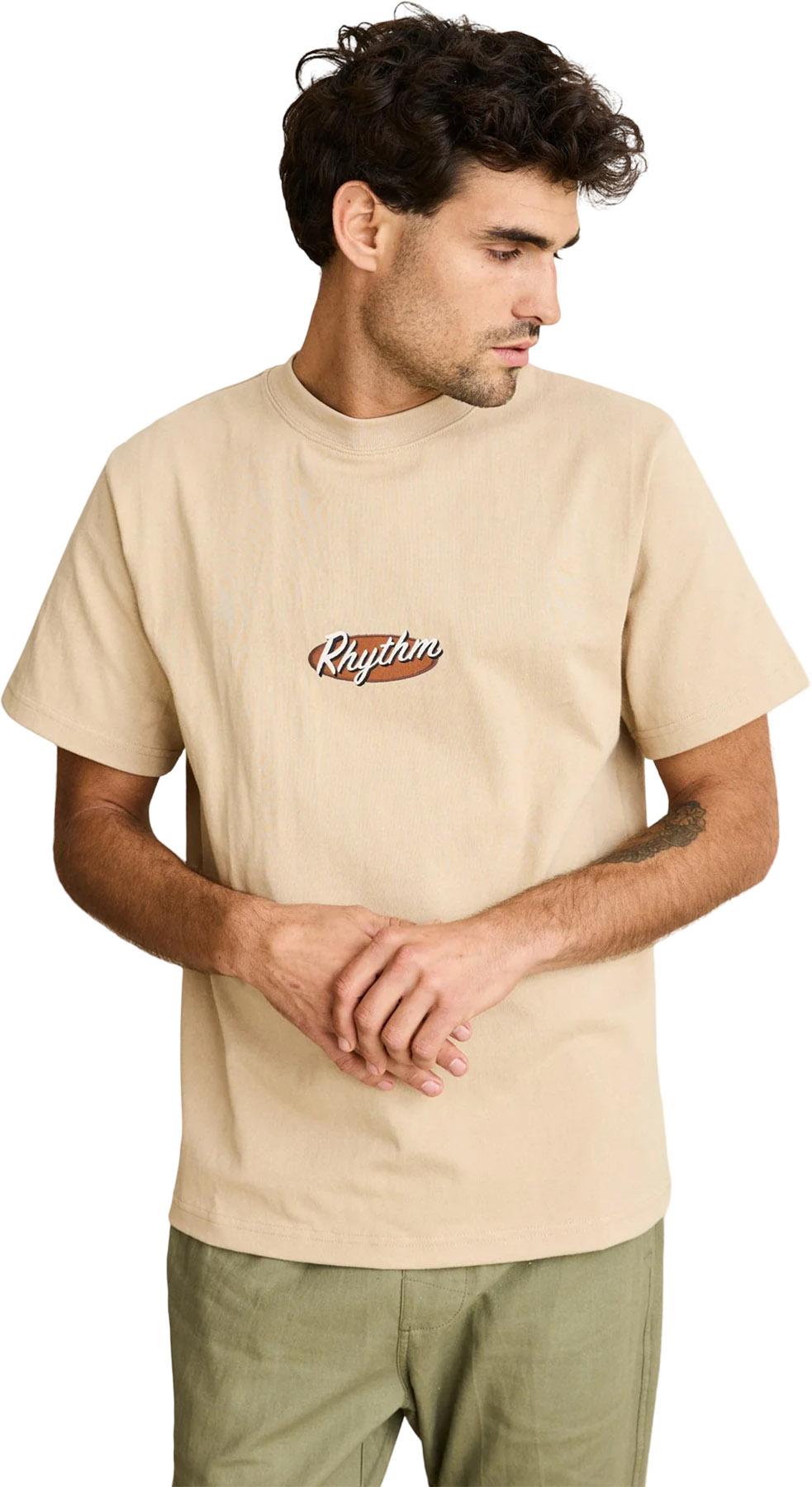 Product gallery image number 3 for product Hallmark Heavyweight Vintage Embroidered Short Sleeve T-Shirt - Men's