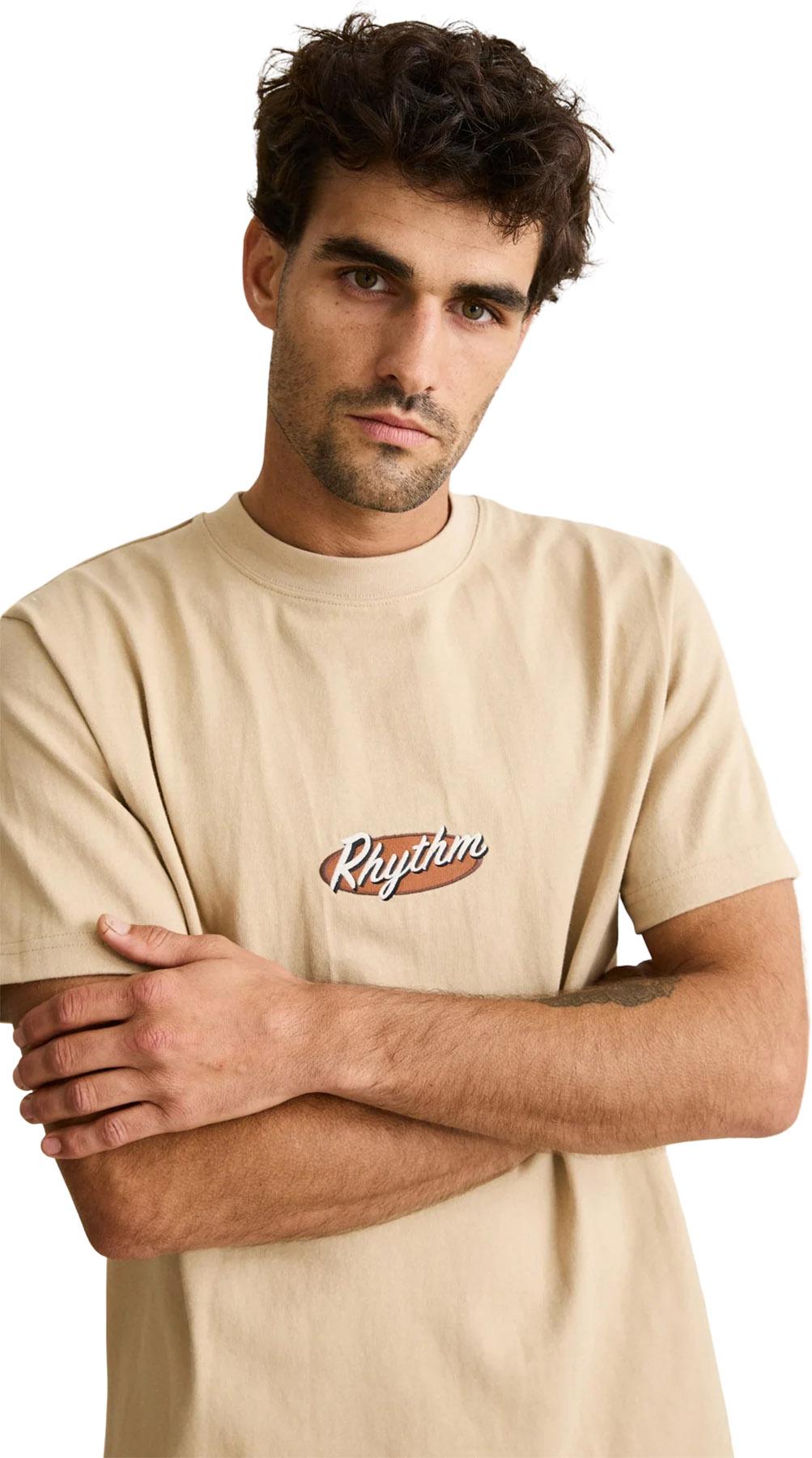 Product gallery image number 4 for product Hallmark Heavyweight Vintage Embroidered Short Sleeve T-Shirt - Men's