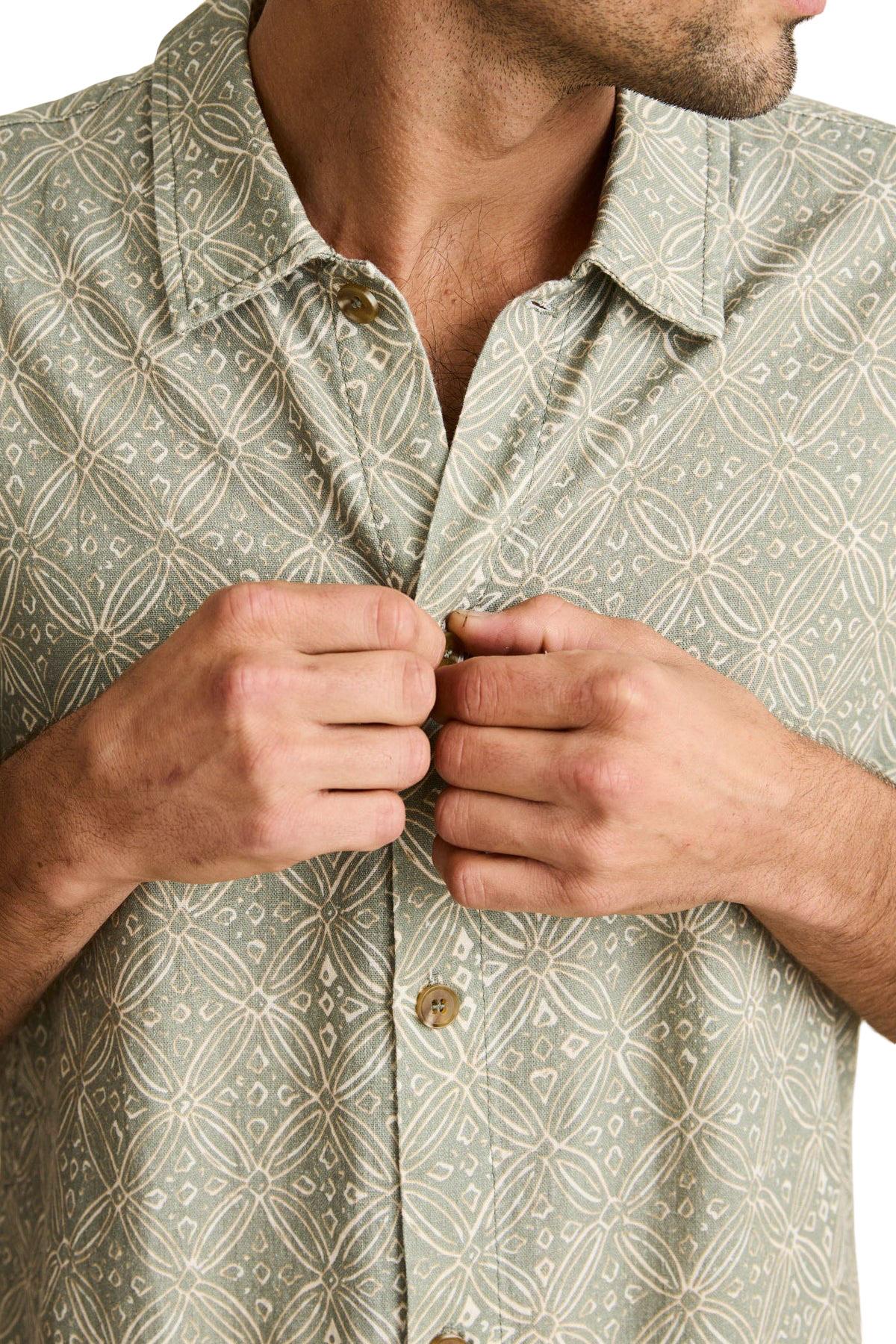 Product gallery image number 3 for product Chemise à manches courtes Java - Homme