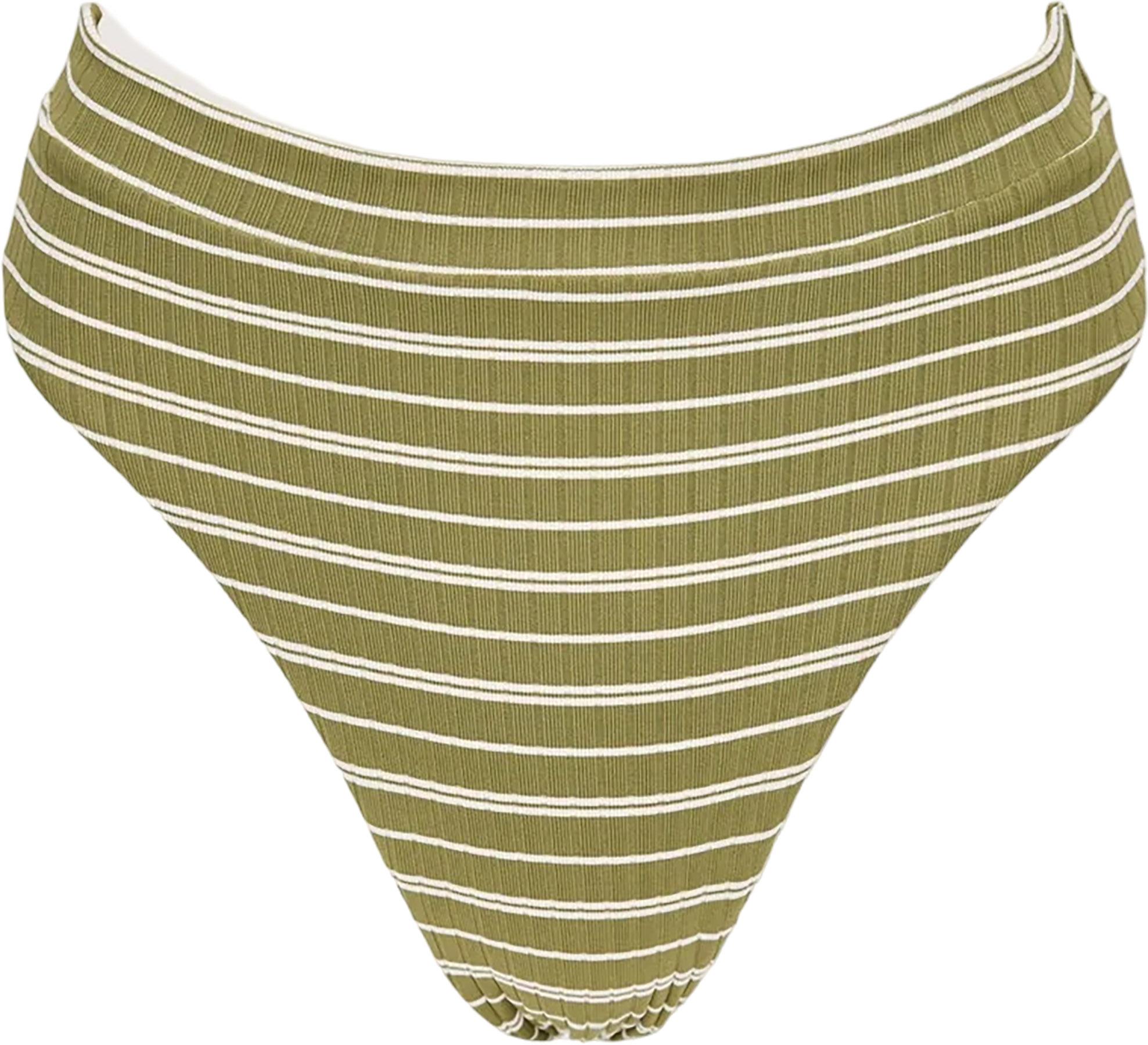 Product image for Vista Stripe Band High Waist Bikini Bottom - Women's