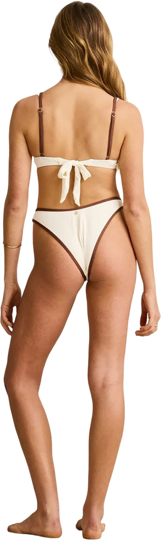 Product gallery image number 2 for product Lily Rib Contrast Underwire Bikini Top - Women's