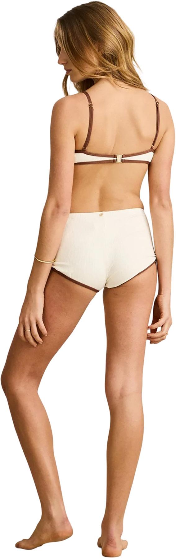 Product gallery image number 4 for product Lily Rib Contrast Crop Bikini Top - Women's