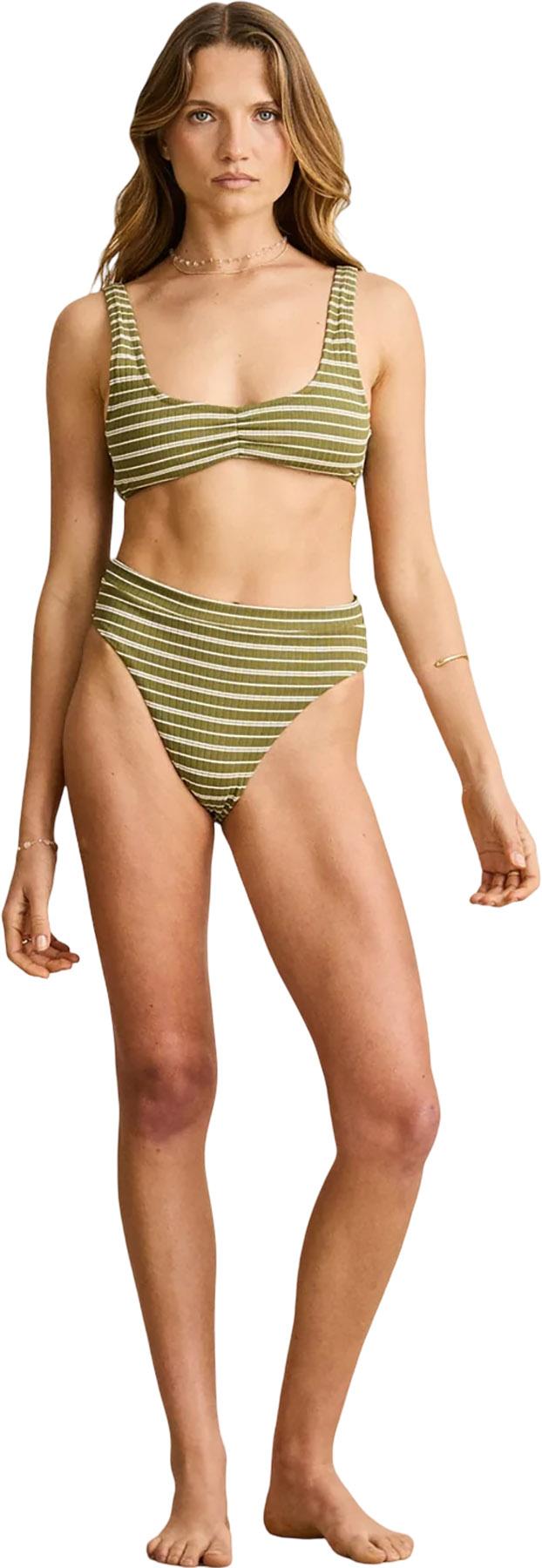 Product gallery image number 3 for product Vista Stripe Crop Bikini Top - Women's