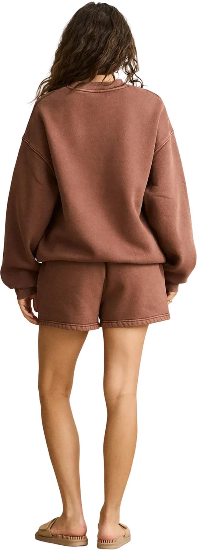 Product gallery image number 2 for product Collegiate Oversized Crew Neck Fleece Sweatshirt - Women's  