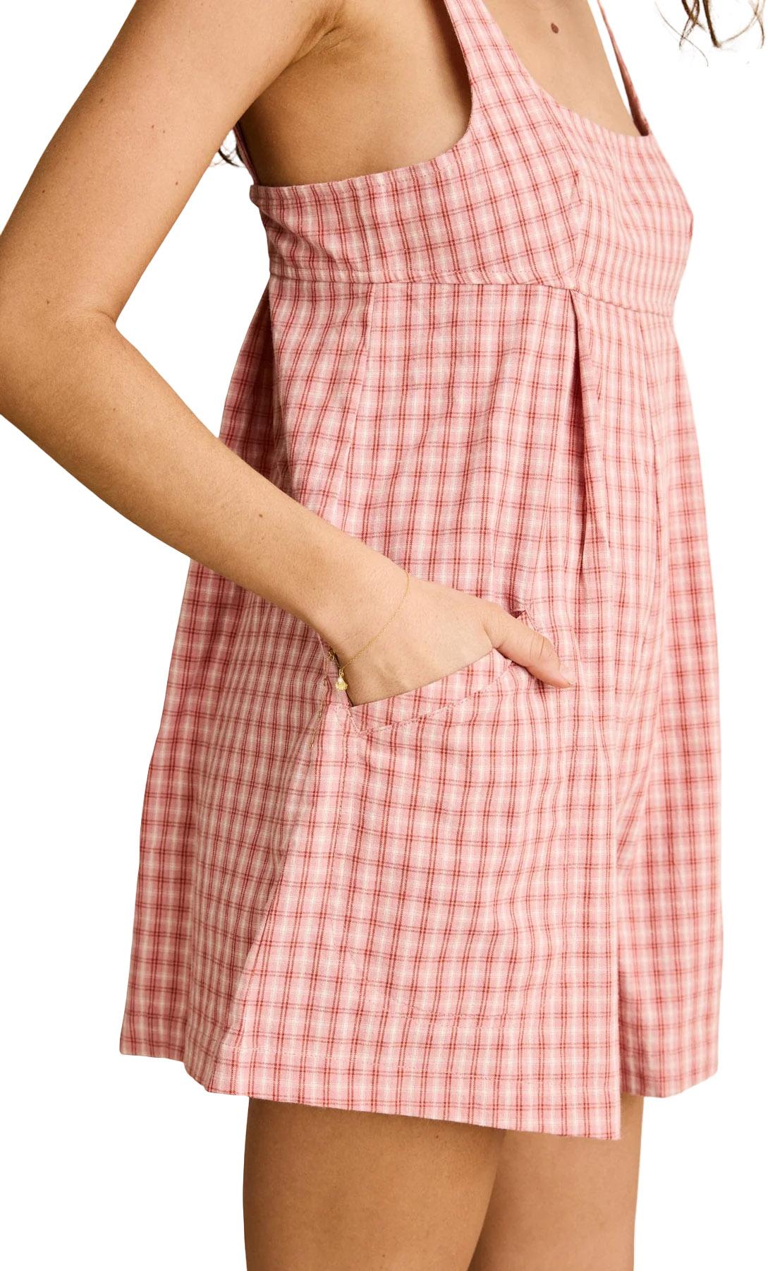 Product gallery image number 3 for product Kirra Check Romper - Women's