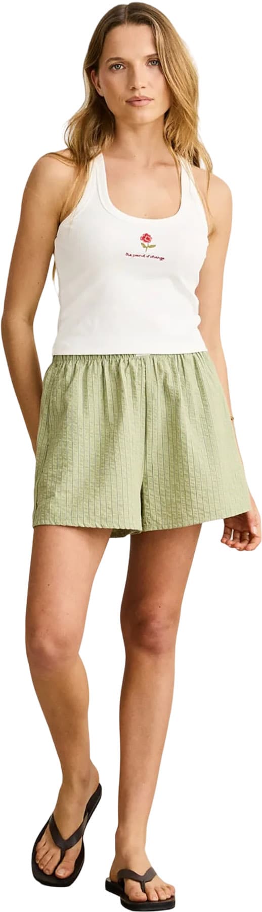 Product gallery image number 4 for product Short à rayures Vista - Femme