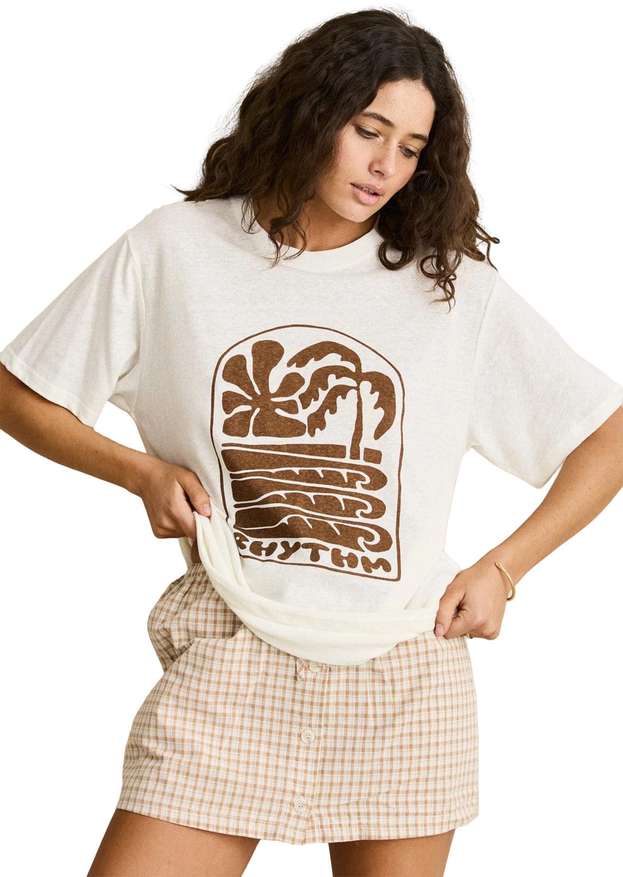 Product gallery image number 3 for product Palm and Sun Oversized T-Shirt - Women's