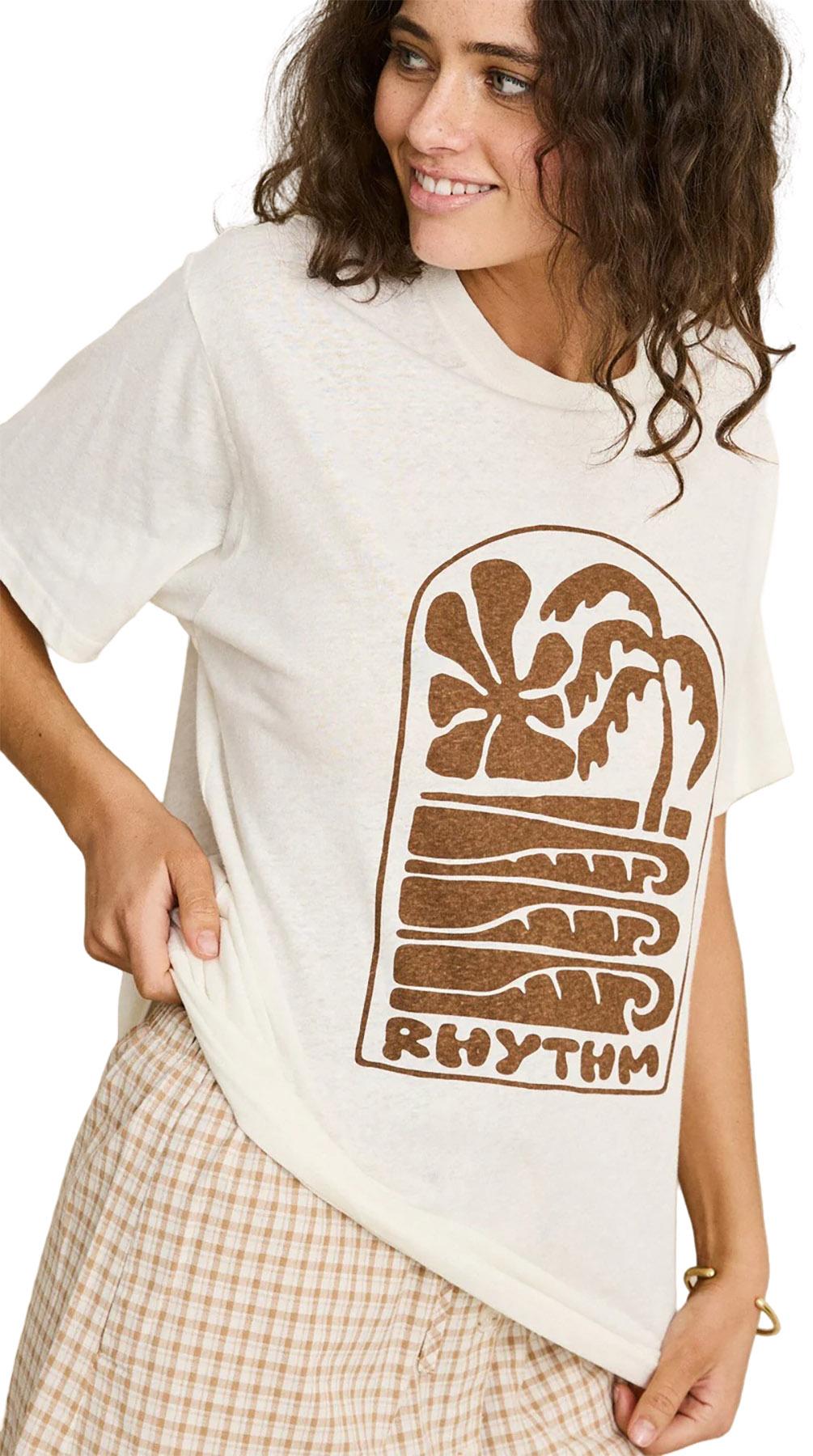 Product gallery image number 4 for product Palm and Sun Oversized T-Shirt - Women's