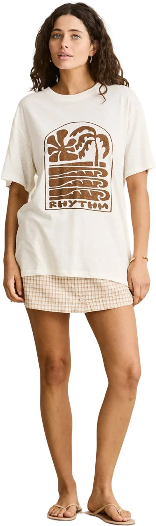 Product gallery image number 6 for product Palm and Sun Oversized T-Shirt - Women's