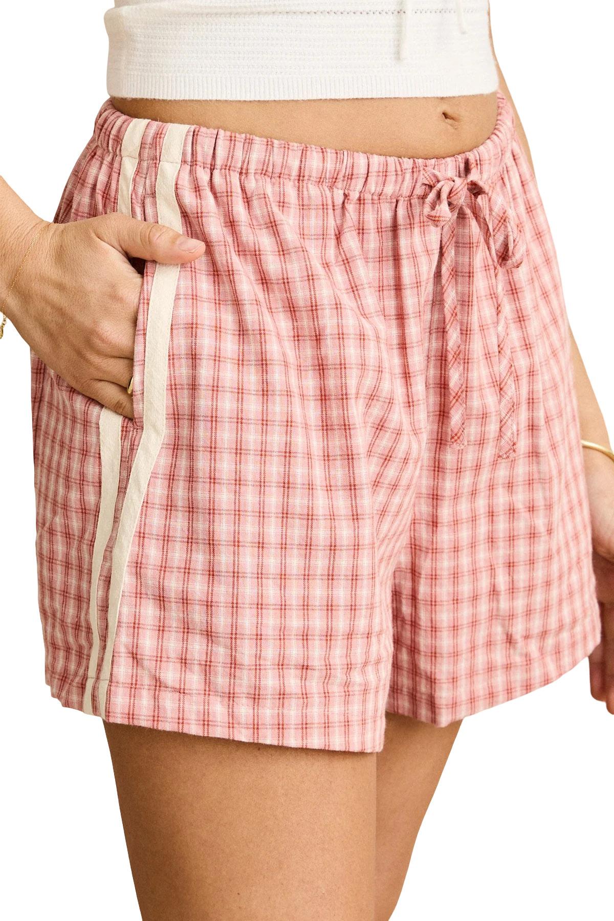 Product gallery image number 6 for product Short à carreaux Kirra - Femme