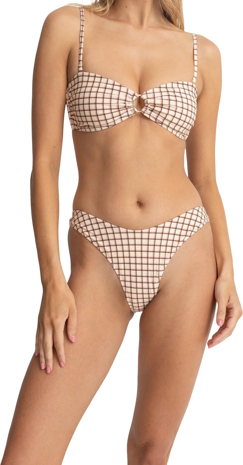 Product gallery image number 3 for product Rumi Check Hi-Cut Bikini Bottom - Women's