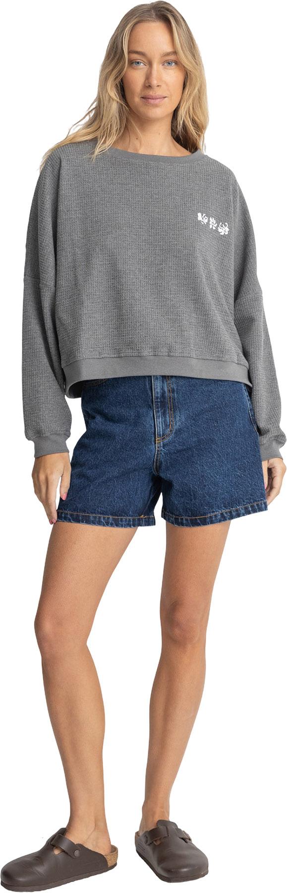 Numéro de l'image de la galerie de produits 3 pour le produit Chandail en molleton ample gaufré Stinson Beach - Femme