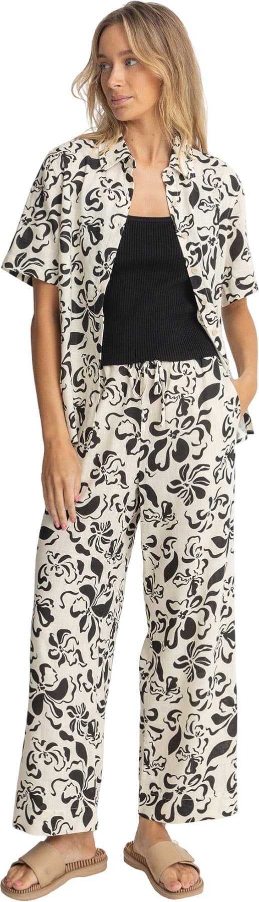 Numéro de l'image de la galerie de produits 4 pour le produit Chemise à manches courtes florale Sundance - Femme