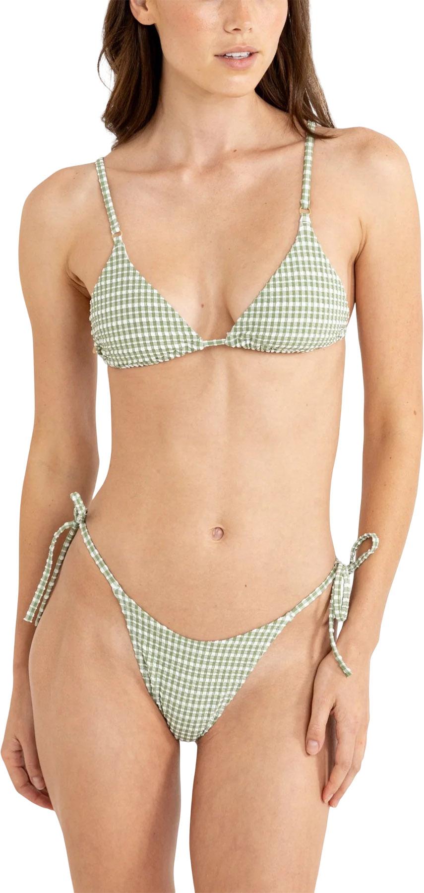 Product gallery image number 3 for product Lola Check Tie Side High-Cut Bikini Bottom - Women's