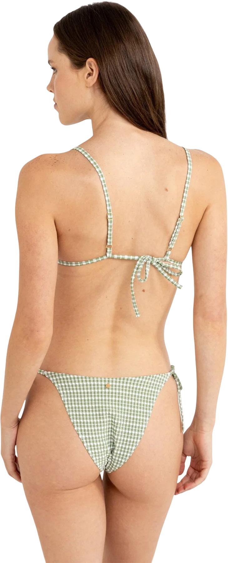 Product gallery image number 2 for product Lola Check Slide Triangle Bikini Top - Women's