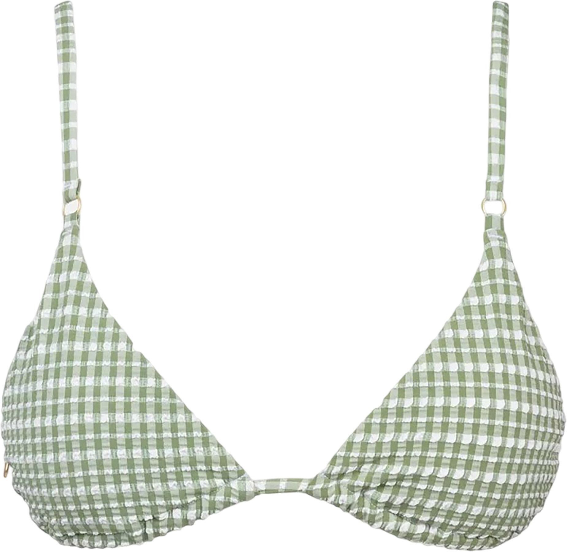 Product image for Lola Check Slide Triangle Bikini Top - Women's
