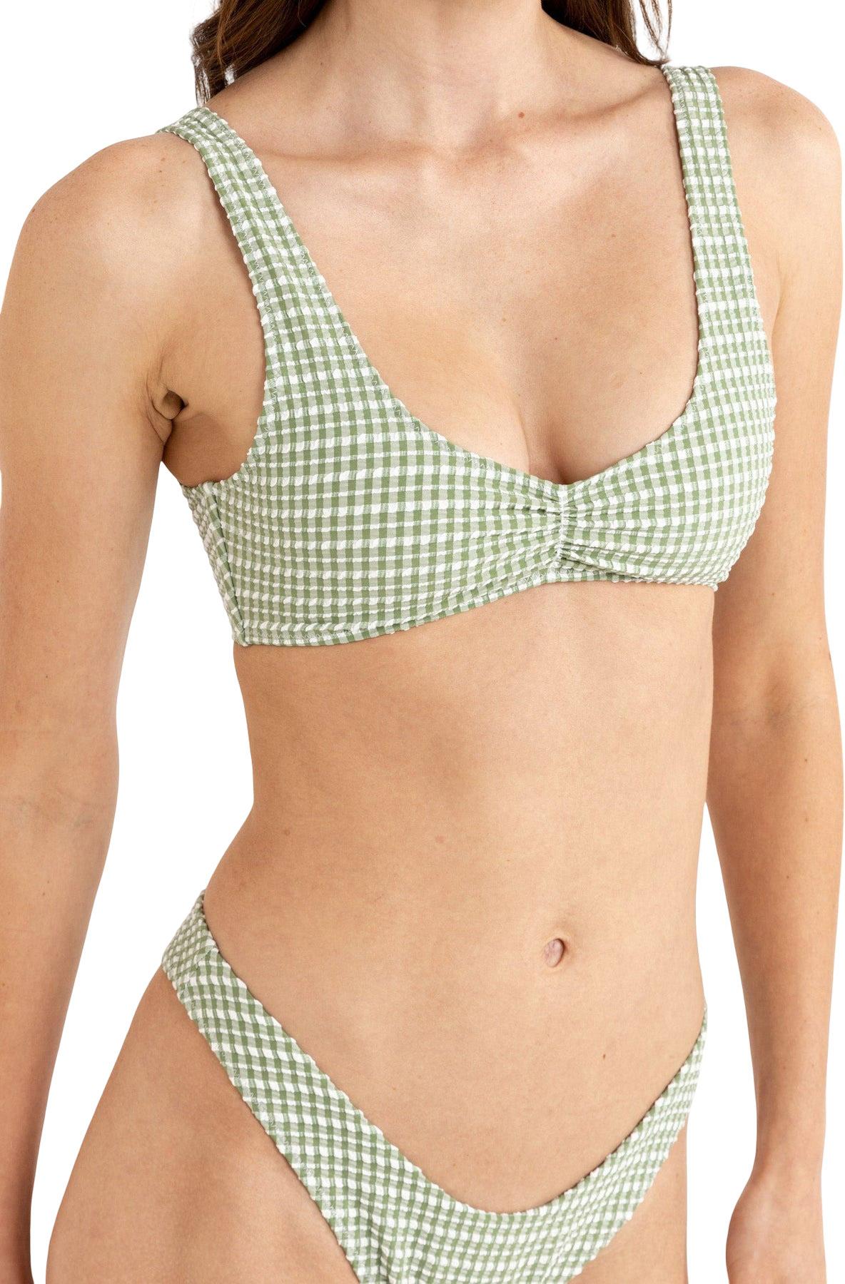 Product gallery image number 5 for product Lola Check Crop Bikini Top - Women’s