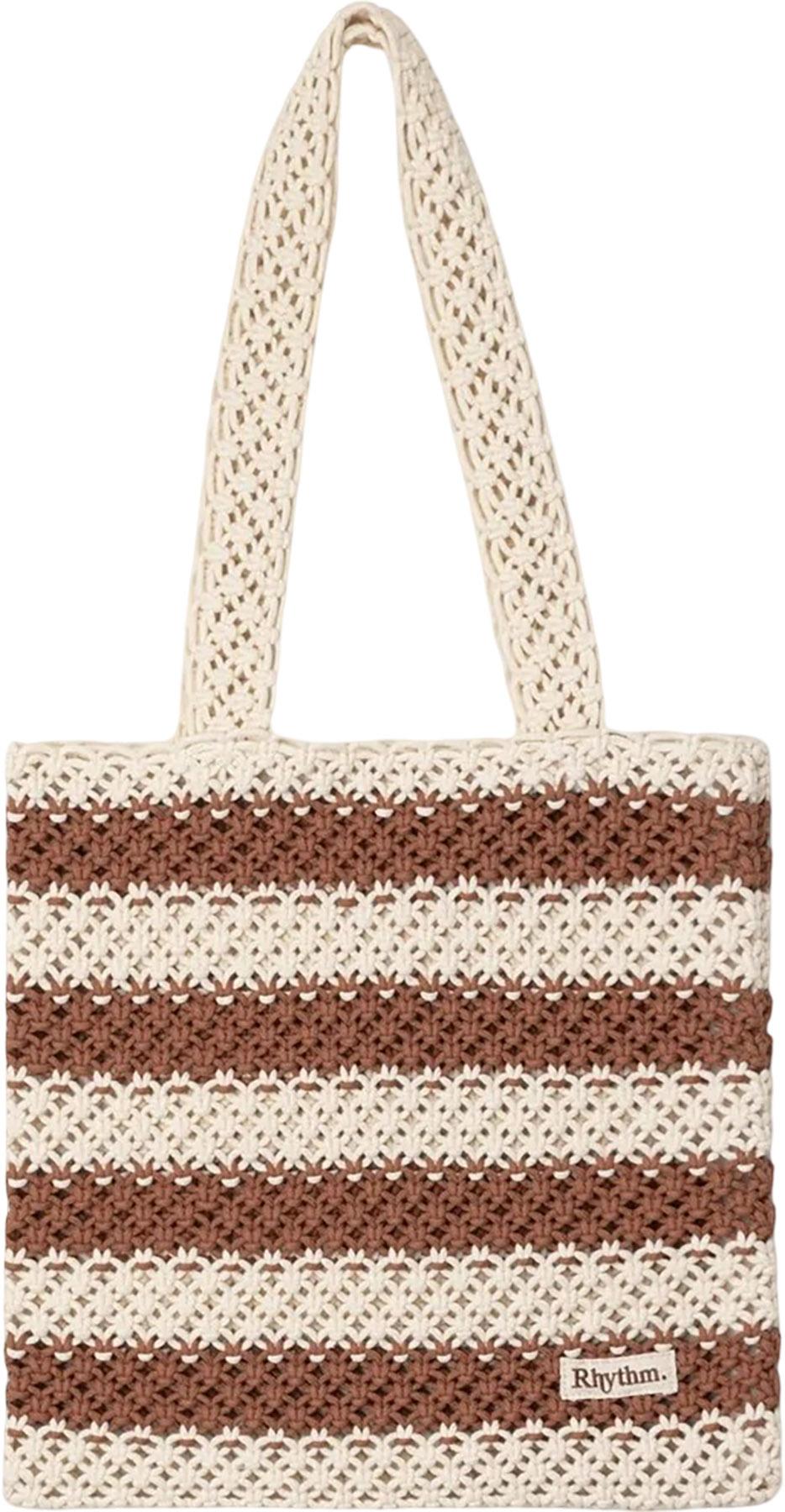 Product image for Cove Stripe Crochet Tote Bag