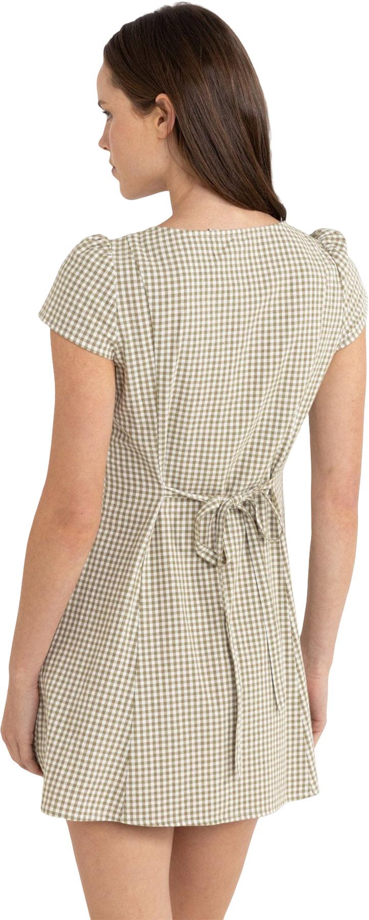 Product gallery image number 3 for product Mini-robe à manches courtes à carreaux Lola - Femme