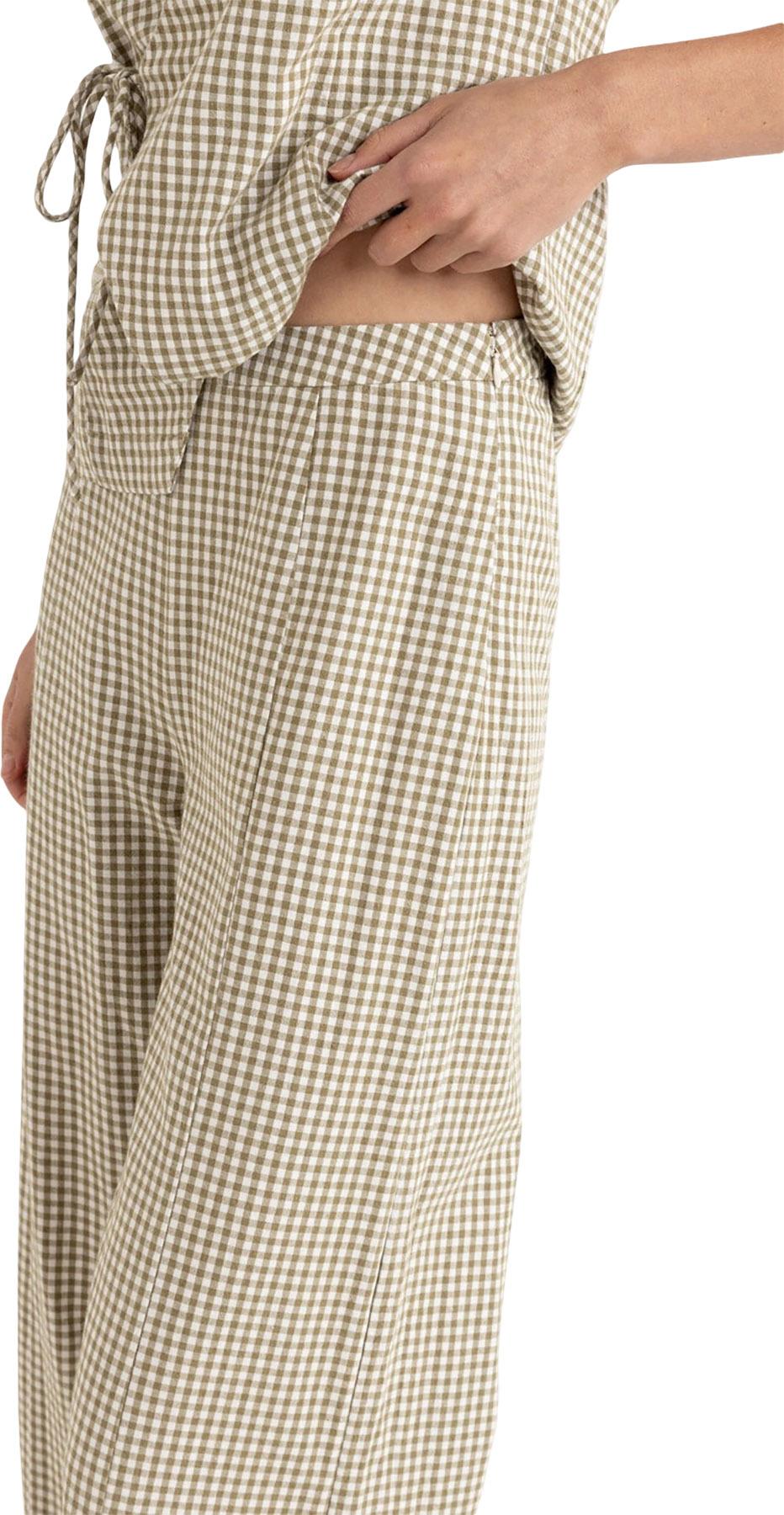 Product gallery image number 4 for product Lola Check Wide Leg Pant - Women's