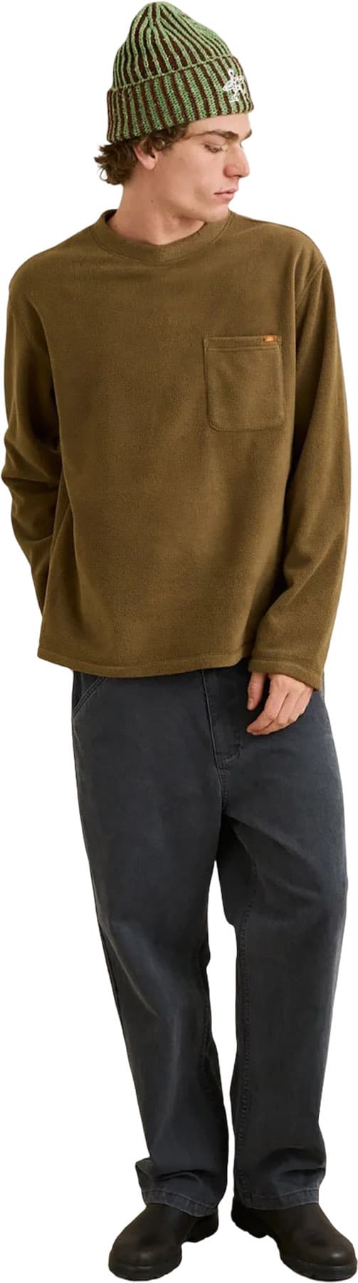 Product gallery image number 6 for product Awake Polar Fleece Long Sleeve Pullover - Men's