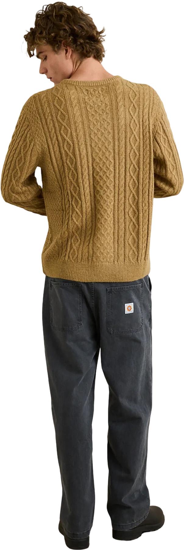 Product gallery image number 2 for product Mohair Fishermans Cable Knit Sweater - Men's