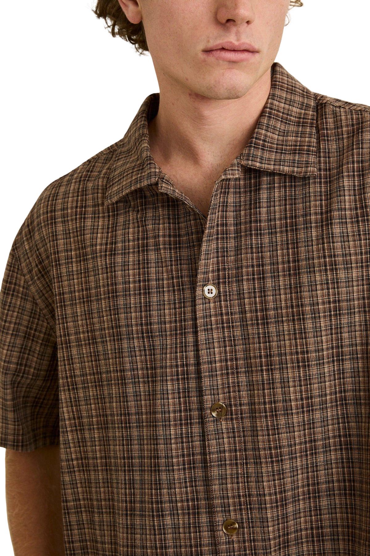 Numéro de l'image de la galerie de produits 4 pour le produit Chemise à manches courtes et à carreaux décontractée Brady - Homme