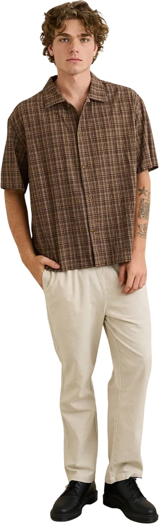Numéro de l'image de la galerie de produits 3 pour le produit Chemise à manches courtes et à carreaux décontractée Brady - Homme