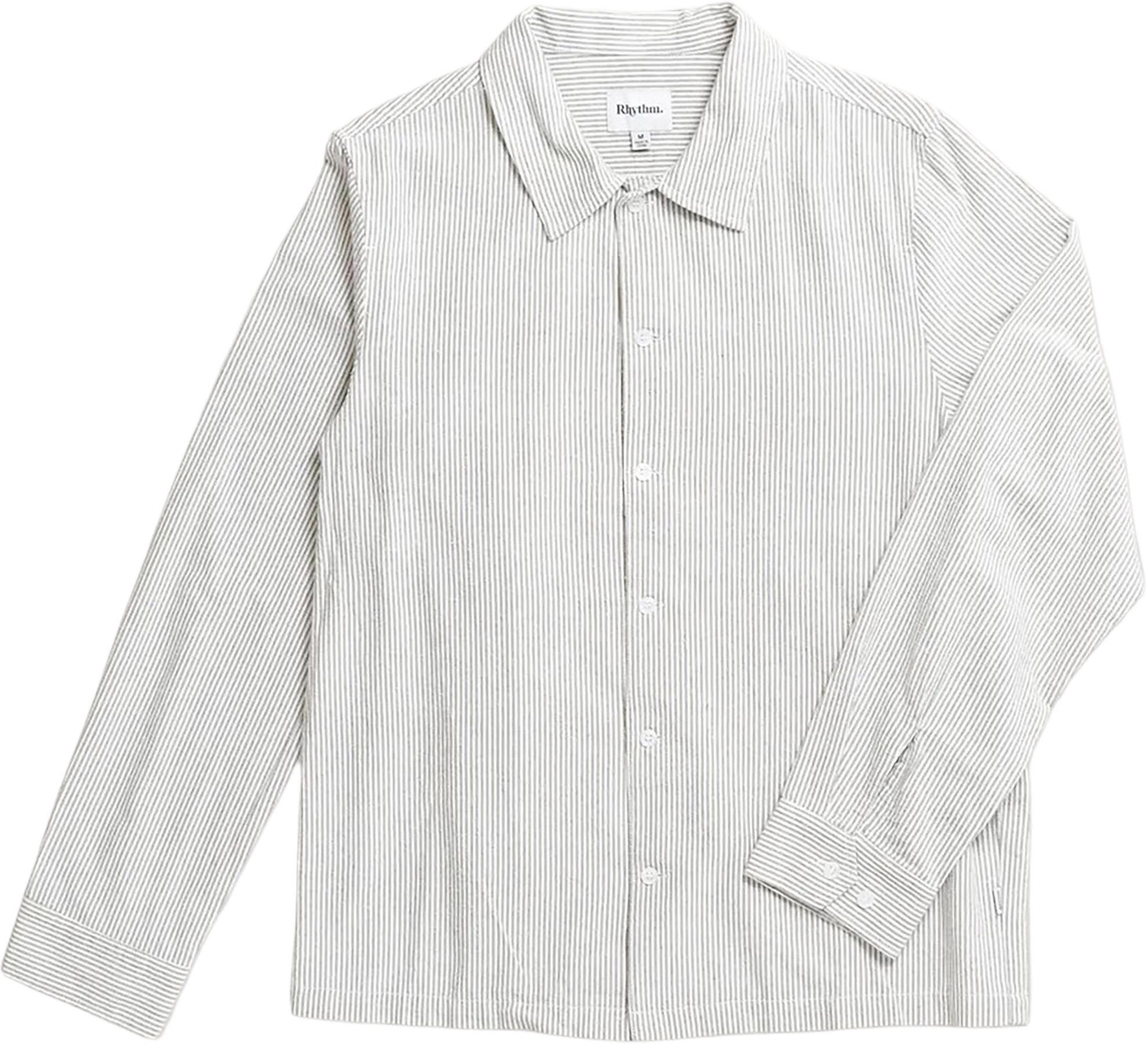 Image de produit pour Chemise à manches longues à rayures Bank - Homme
