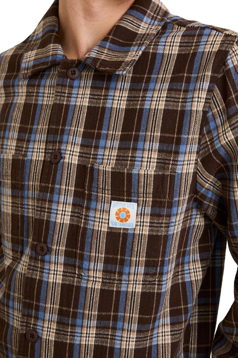 Product gallery image number 4 for product Alex Check Long Sleeve Shirt - Men's