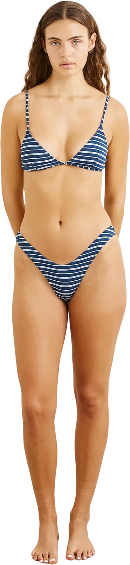 Product image for Vista Stripe High-Cut Bikini Bottom - Women's