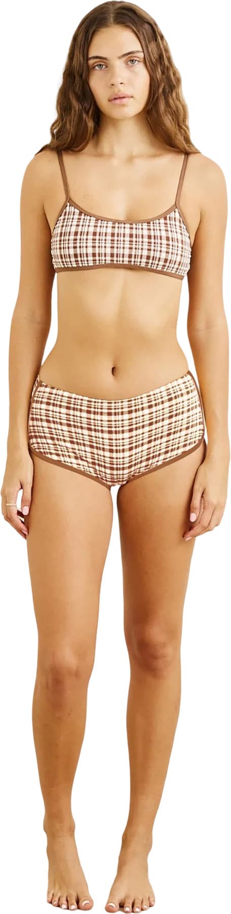 Product gallery image number 2 for product London Check Boyleg Bikini Bottom - Women's