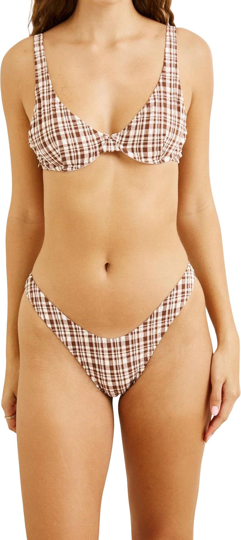 Product image for London Check Hi Cut Bikini Bottom - Women's