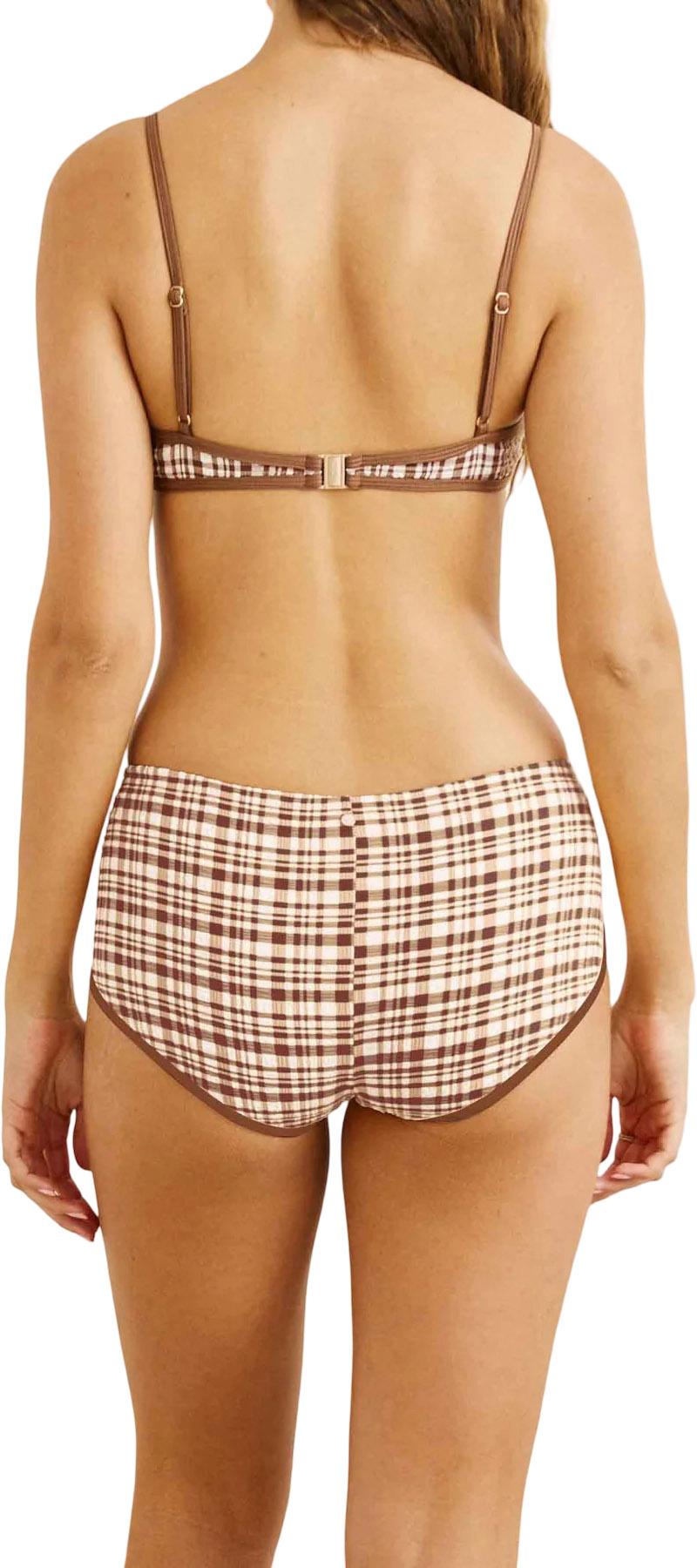 Product gallery image number 2 for product London Check Crop Bikini Top - Women's
