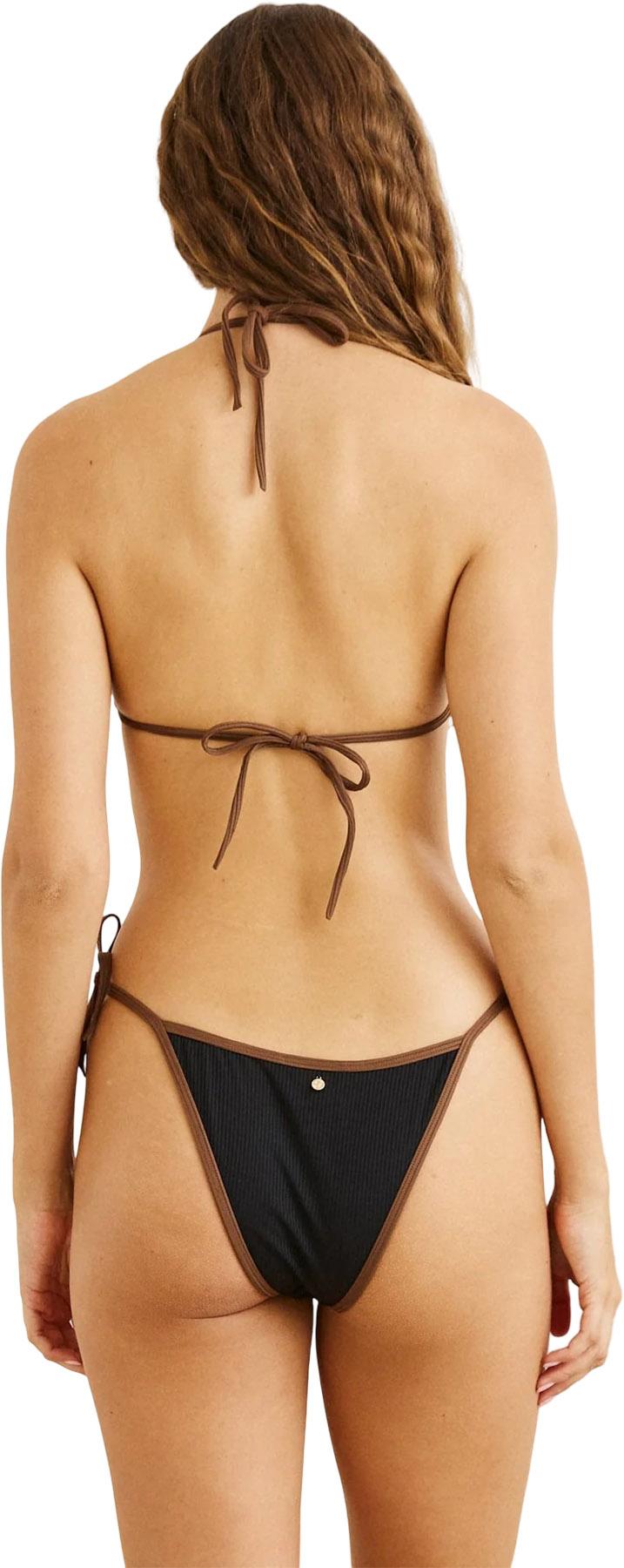 Numéro de l'image de la galerie de produits 2 pour le produit Haut de bikini triangle coulissant côtelé Lily - Femme